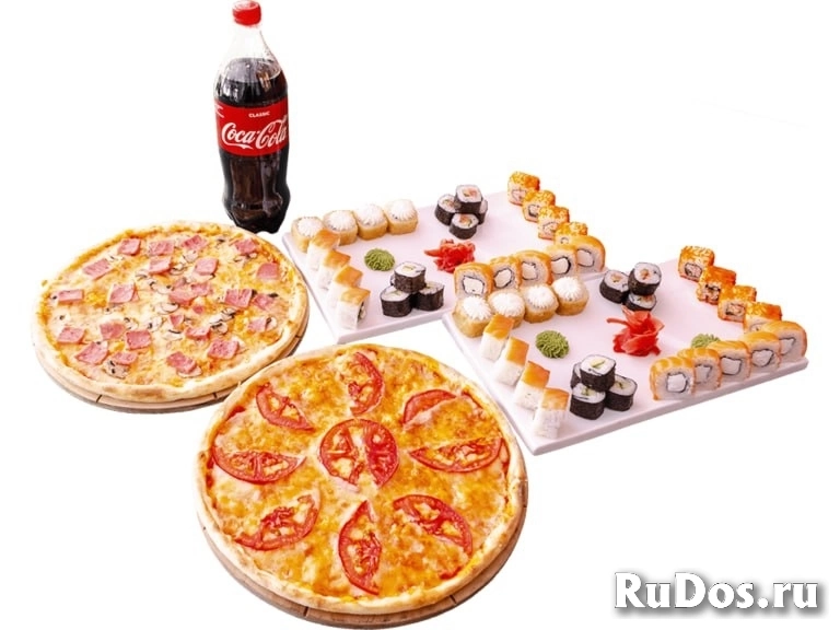 Доставка суши, пиццы, роллы в Луганске фото