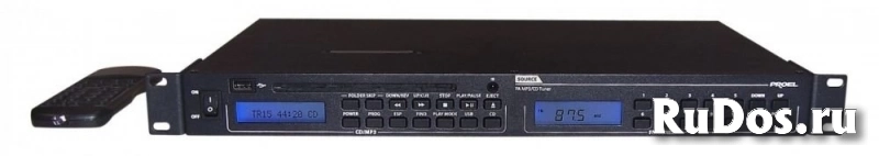 Proel PA Source Трансляционный моноблок СD/MP3/TUNER Выход: RCA. Размер: 482 x 44 x 250mm - 1unit фото