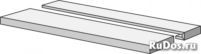 Ступень угловая из керамогранита Cerdisa EC1 Wood 46025_D/Vel.An.DxHolbornRt ( шт) фото