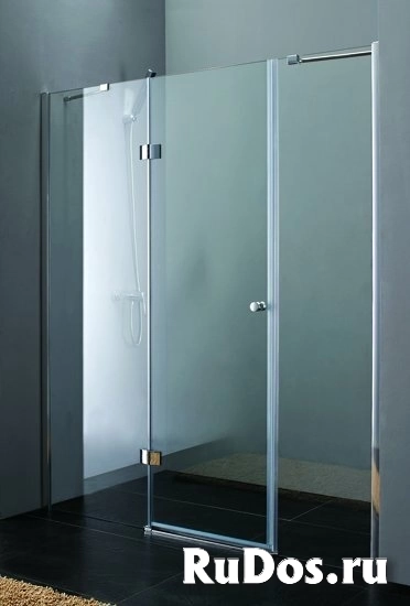Душевая дверь Cezares Verona B13 (120 см) 30+60/30 (левая) текстурное стекло фото