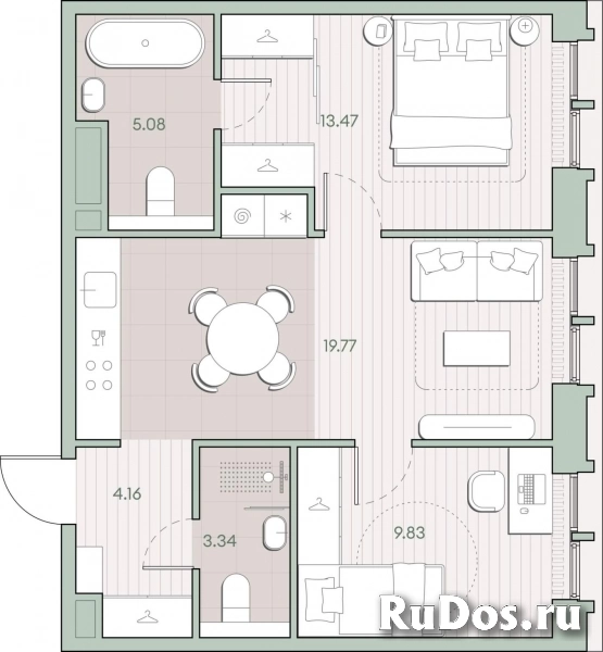 Продам 2 комнатную квартиру 55 м2 объявление Продам 2 комнатную квартиру 55 м2 фотка