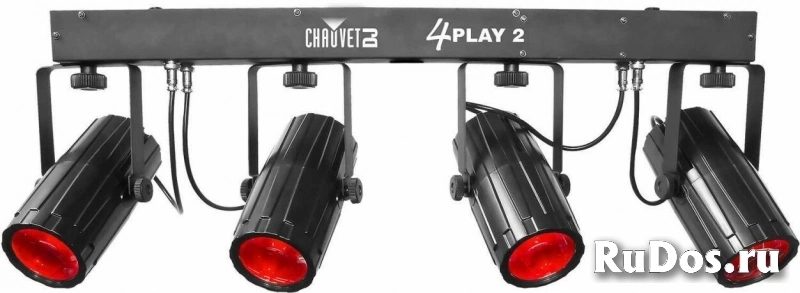 Chauvet-DJ 4 Play2 комплект из 4 светодиодных эффектов `лунный цветок` на Т-образной перекладине фото