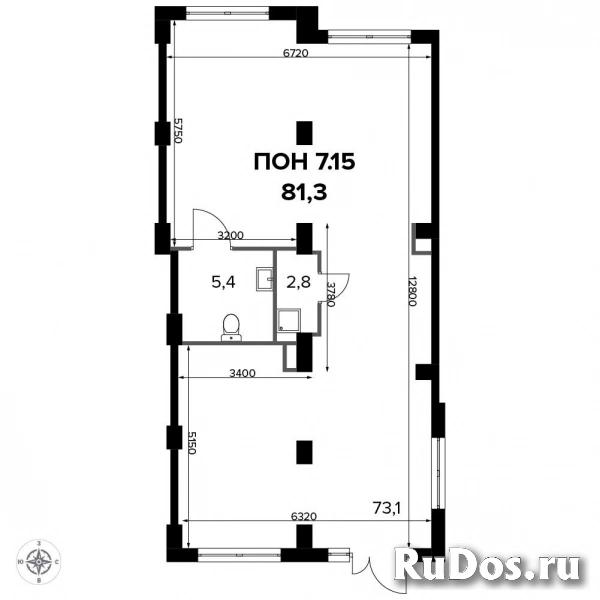 Продам коммерческую недвижимость 63 м2 изображение 3