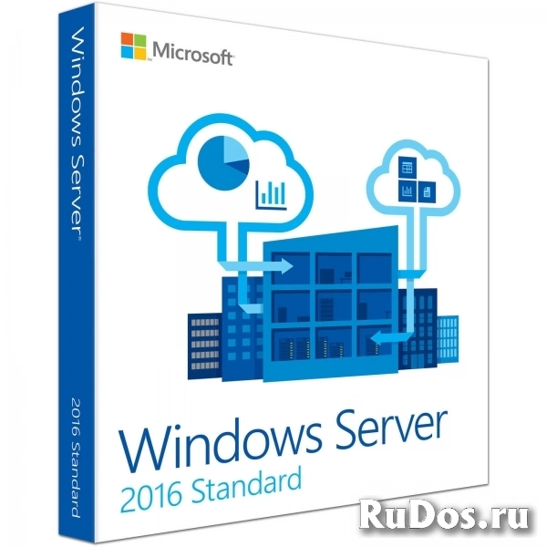 Microsoft Windows Server 2016 Standard 64Bit Russian Russia Only DVD 5 Clients 16 Core License фото