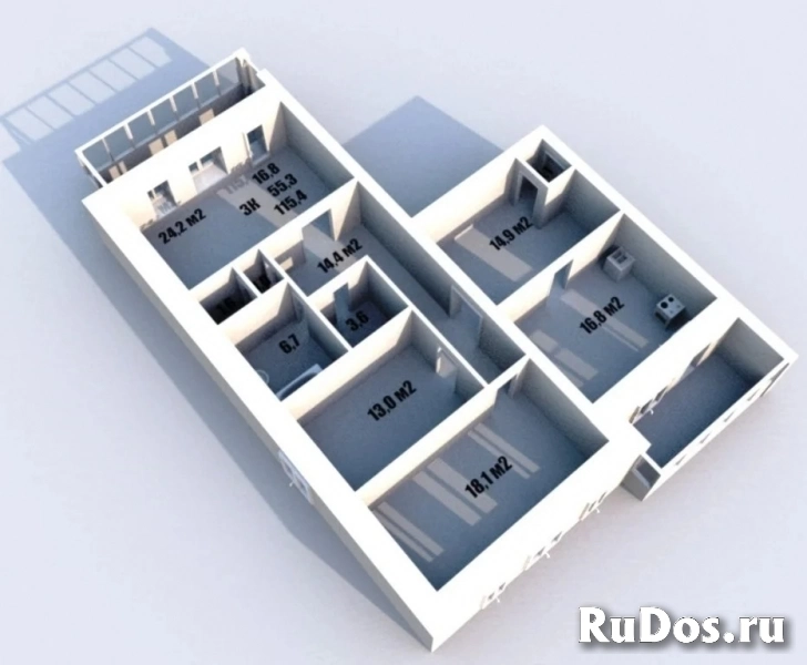 Продам 3 комнатную квартиру 121 м2 фото