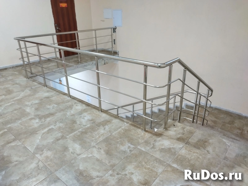 НЕРЖАВЕЮЩИЕ ПЕРИЛА в магазин, частный дом, офис изображение 9