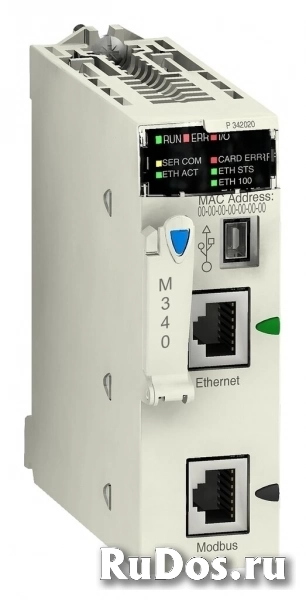 BMXP342020RU, процессор 340-20, MODBUS, ETHERNET фото