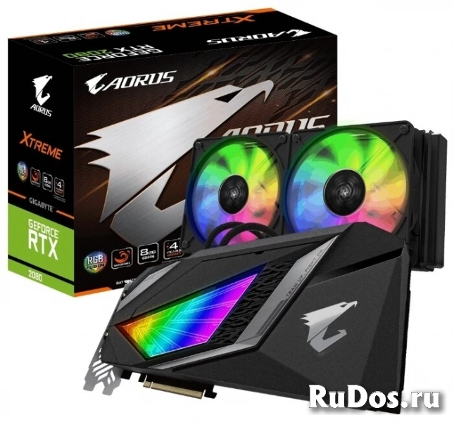 Видеокарта GIGABYTE AORUS GeForce RTX 2080 1890MHz PCI-E 3.0 8192MB 14140MHz 256 bit 3xHDMI 3xDisplayPort HDCP XTREME WATERFORCE фото