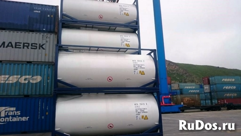 Танк-контейнер объём 25м3 тип Т4, для перевозки нефтепродуктов, новый. изображение 3