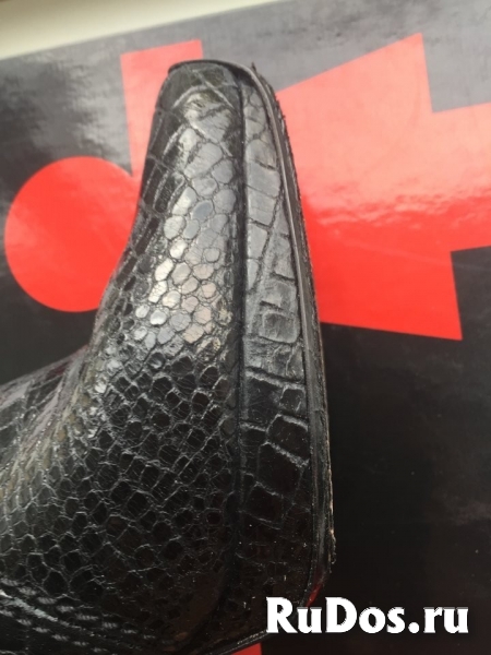 Ботинки left&rite италия 39 размер кожа черные платформа каблук 1 изображение 5