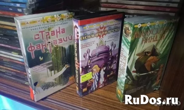 Видеокассеты аниме запечатанные изображение 4