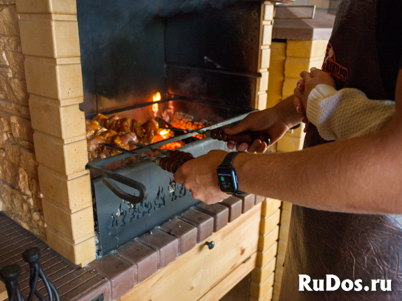 Печь барбекю с мангалом Принц для беседки или участка изображение 9