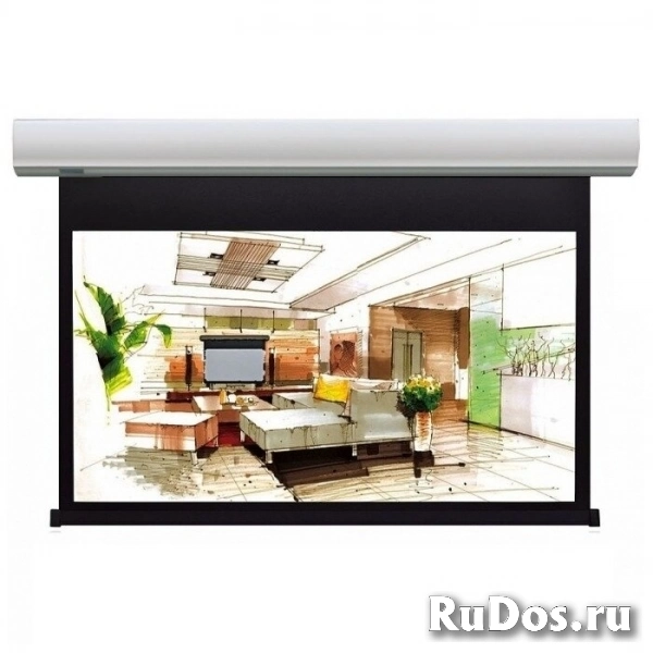 Экран для дома, настенно потолочный с электроприводом Lumien Cinema Control 185x272 Matte White FiberGlass LCC-100114 фото