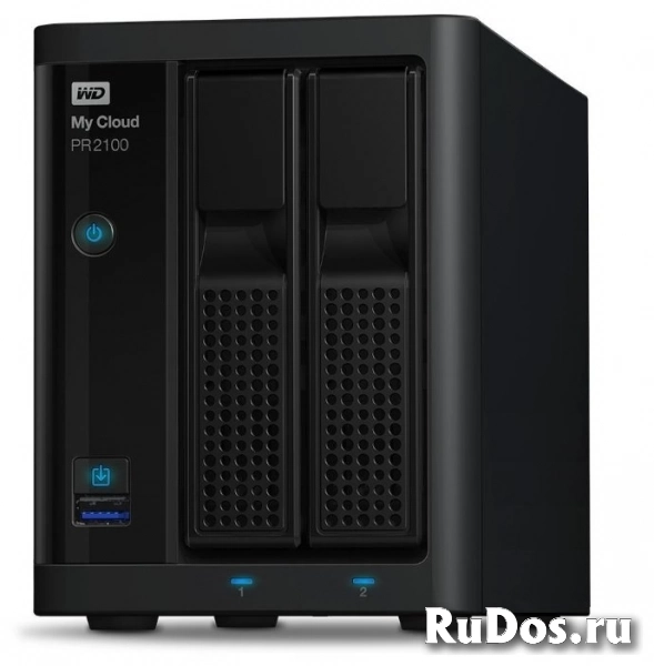 Сетевой накопитель NAS Western Digital 0Tb My Cloud Pro PR2100 3.5quot; WDBVND0000NBK-EEUE фото