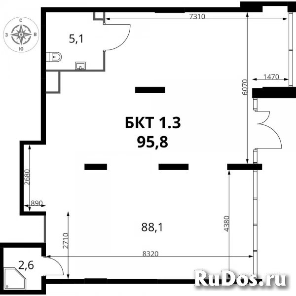 Продам коммерческую недвижимость 95.8 м2 изображение 3