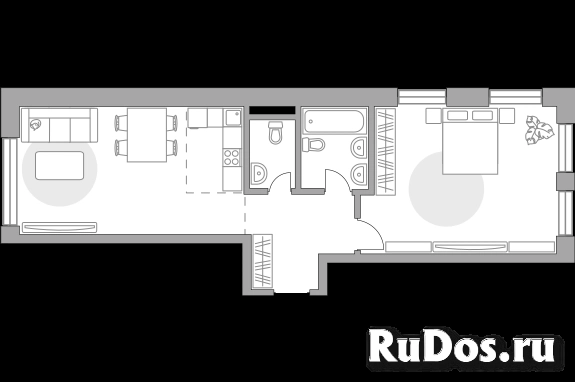 Продам 2 комнатную квартиру 60 м2 фото