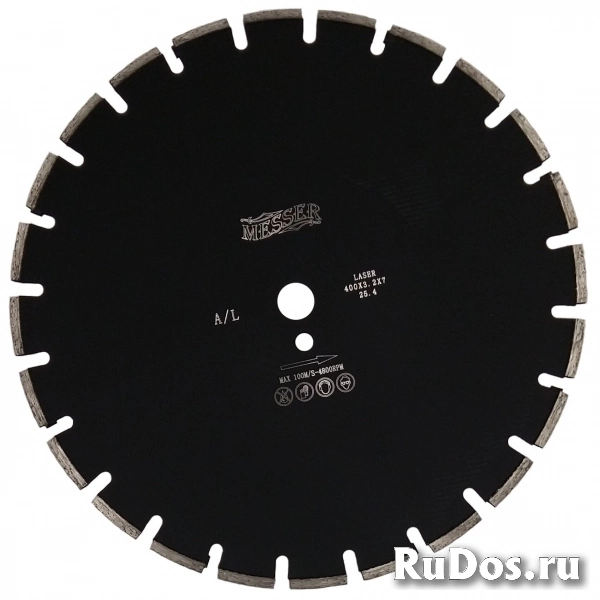 Алмазный диск по асфальту 400х25,4 мм MESSER A/L 01-12-400 фото