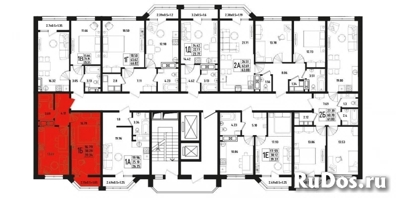 Продам 1 комнатную квартиру 39 м2 фотка