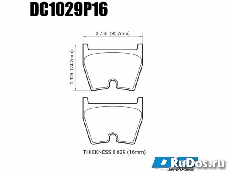 Колодки тормозные DC1029P15 DC Brakes Street STR.S+, AUDI RS4, RS6, Brembo G (комплект 8 шт), FB8P фото