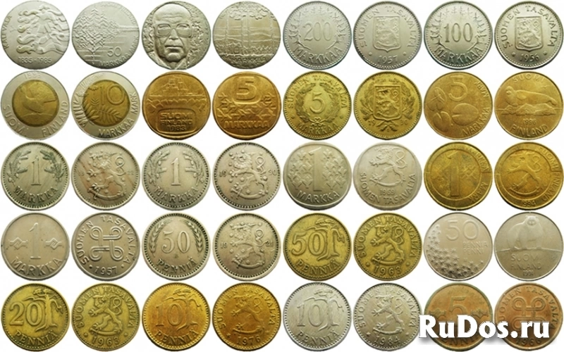 Монеты Финляндии фото