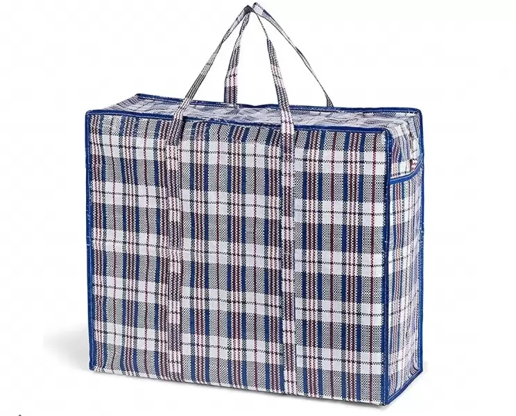 Сумки хозяйственные клетка, черные фотка