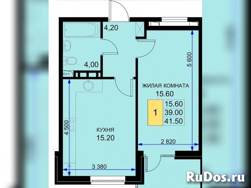 Продам 1 комнатную квартиру 41 м2 фото