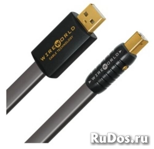 USB, Lan Wire World Silver Starlight 7 USB 2.0 A-B Flat Cable 3.0m фото