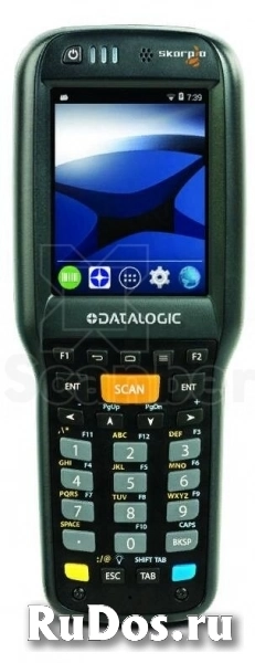 Datalogic Терминал Skorpio X4 Hand held, 802.11 a/b/g/n MIMO CCX v4, Bluetooth v4, 1GB RAM/8GB Flash, 28-Key Numeric, White Illumination 2D Imager w Green Spot, Android 4.4, EU 942550022 фото