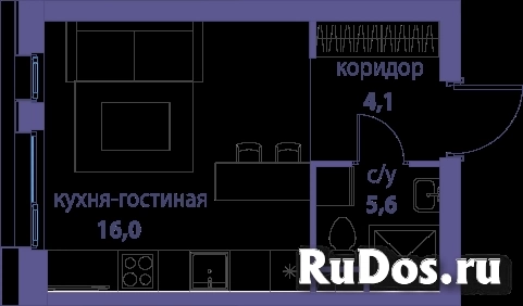 Продам 1 комнатную квартиру 23 м2 фото