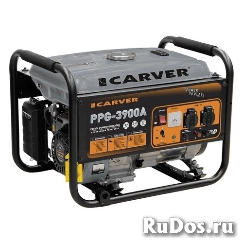 Бензиновый генератор CARVER PPG- 3900А, 220/12 В, 3.2кВт [01.020.00012] фото