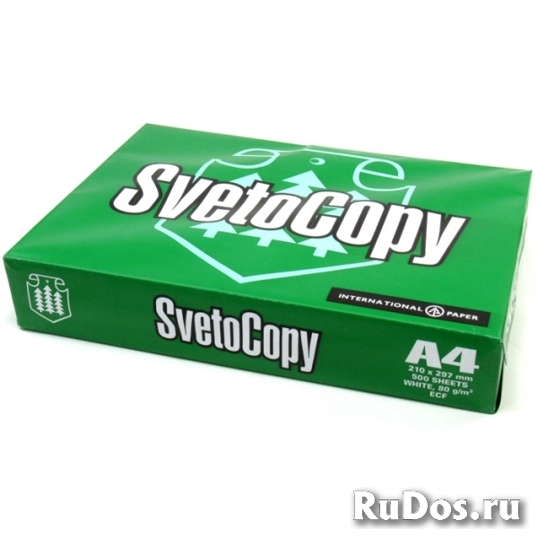 Бумага SvetoCopy А4 в пачке 500 листов фото