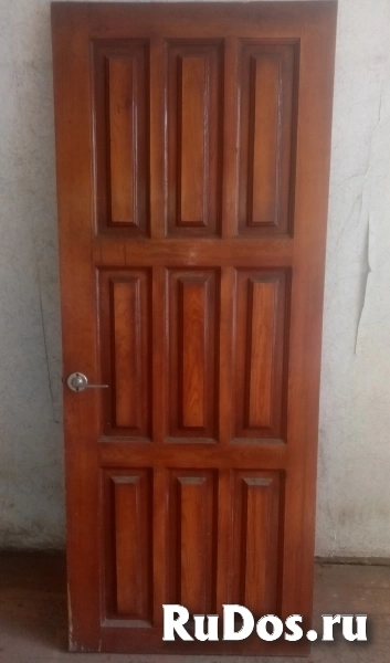 Дверь деревянная б\у фото