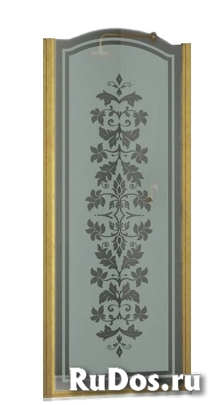 Душевая дверь в нишу Sturm Schick 90 см decor gold (R) LUX-SCHI09-RD1GL фото