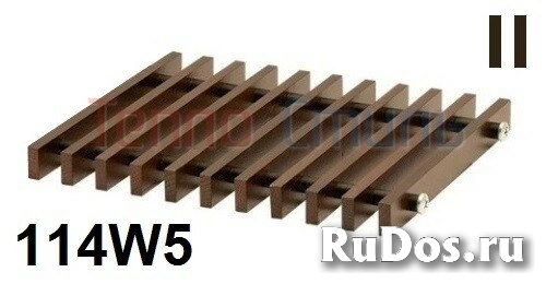 Решетка Hidria IMP Klima 114W5 400х4200 ширина 400 мм длина 4200 мм для встраиваемого в пол внутрипольного конвектора фото