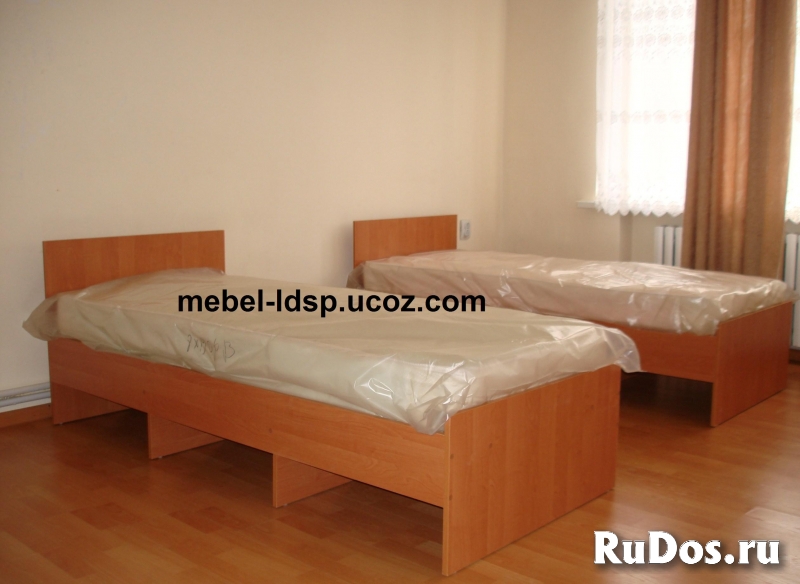 Кровати на металлокаркасе, двухъярусные, односпальные изображение 6