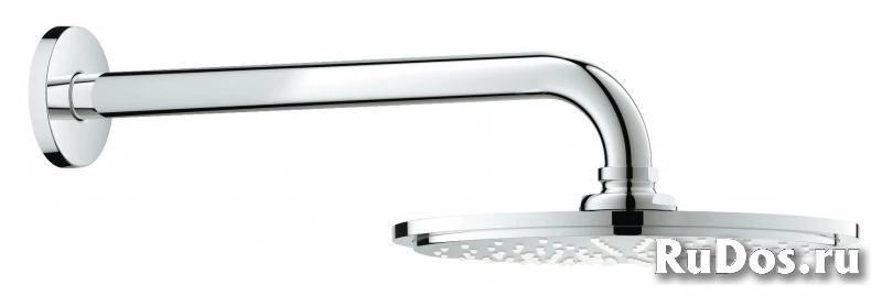 Верхний душ с кронштейном GROHE Rainshower Cosmopolitan Metal, диаметр 210 мм, хром (26052000) фото