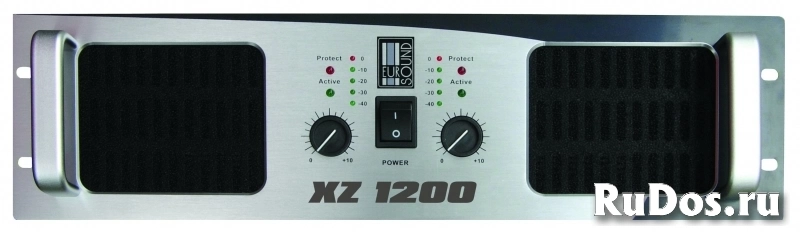 EUROSOUND XZ-1200 Усилитель мощности, 2x1800 Вт 2 Ом, 2x1300 Вт 4 Ом, 2x800 Вт 8 Ом, 3U фото