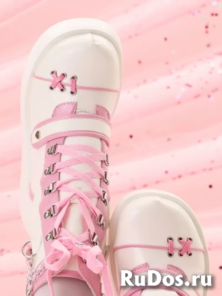 Массивные ботинки на высокой платформе y2k фотка