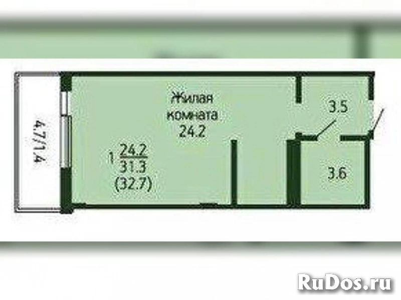 Продам 1 комнатную квартиру 35 м2 изображение 4