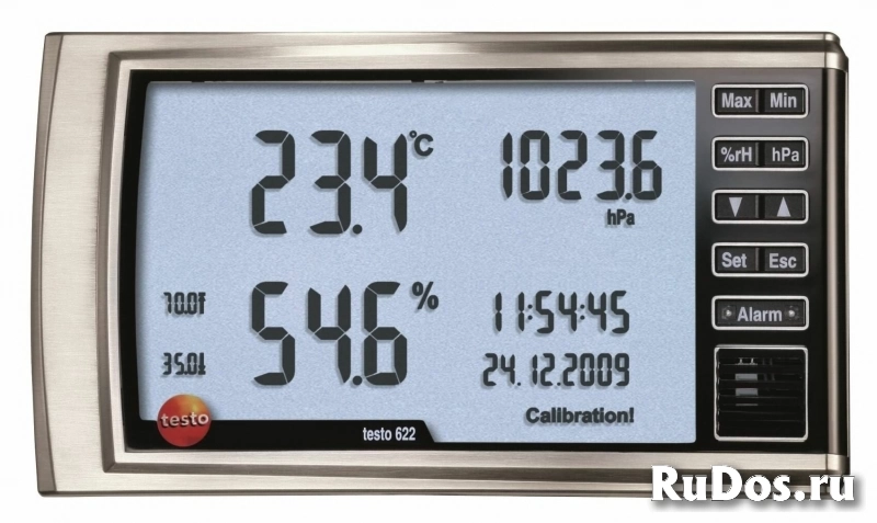 Термогигрометр с функцией отображения давления с поверкой Testo 622 фото