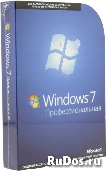 Microsoft Windows 7 Professional Russian DVD фото