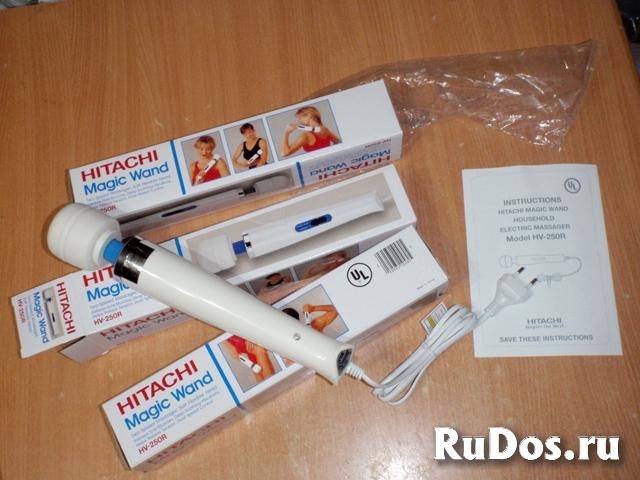 Вибромассажер Hitachi Magic Wand hv-250R massager 110-250V 60Hz фото