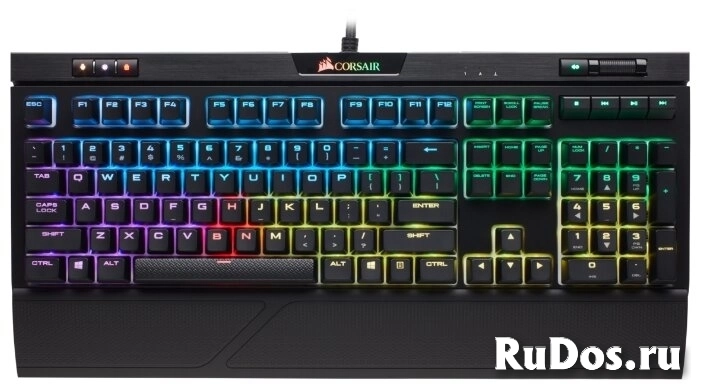 Клавиатура Corsair STRAFE RGB MK.2 (Cherry MX Red) Black USB фото