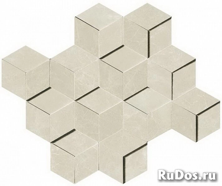 Мозаика Atlas Concorde Marvel Edge Imperial White Mosaico 3D 31х26 AEPI фото