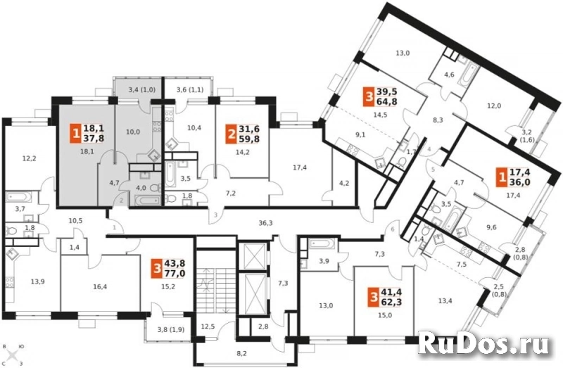 Продам 1 комнатную квартиру 37.8 м2 изображение 4