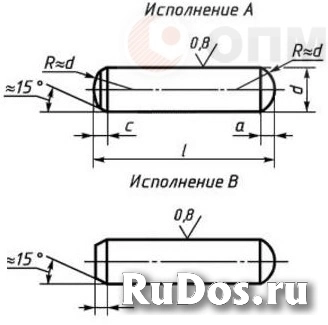 Штифт ГОСТ 24296-93 установочный фото