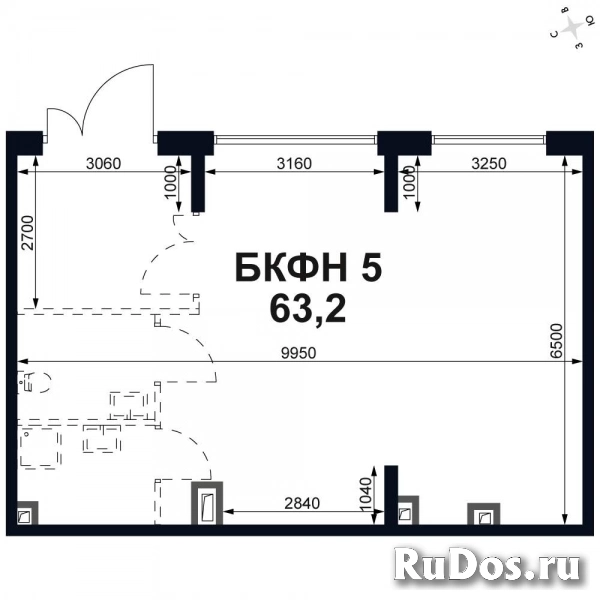 Продам коммерческую недвижимость 63.2 м2 изображение 3