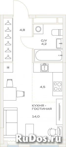 Продам 1 комнатную квартиру 28 м2 фотка