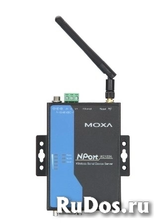 Сервер MOXA NPort W2150A-T 1 Port Wireless Device Server, 3-in-1, 802.11 a/b/g WLAN, 12-48 VDC фото