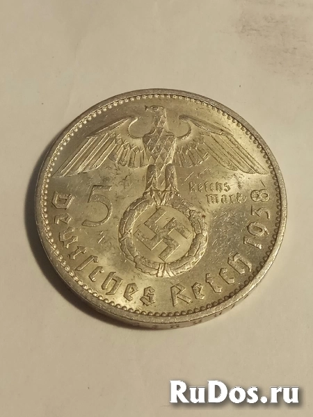 Продам монету 5 рейхсмарок 1938 года (Mintmark "А") изображение 3